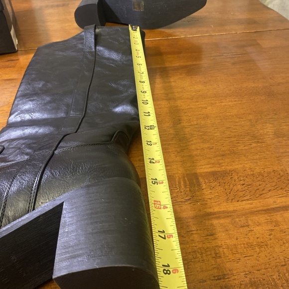 ISNOM Women's Black  Knee High Boots Size 10  NIB - Picture 16 of 16